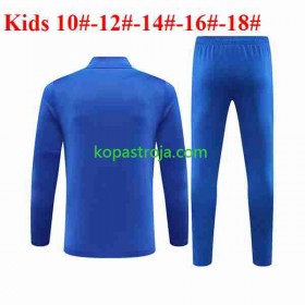 FC Barcelona SKU001 Barn Tränings Sweatshirtställ Blå 2023/24